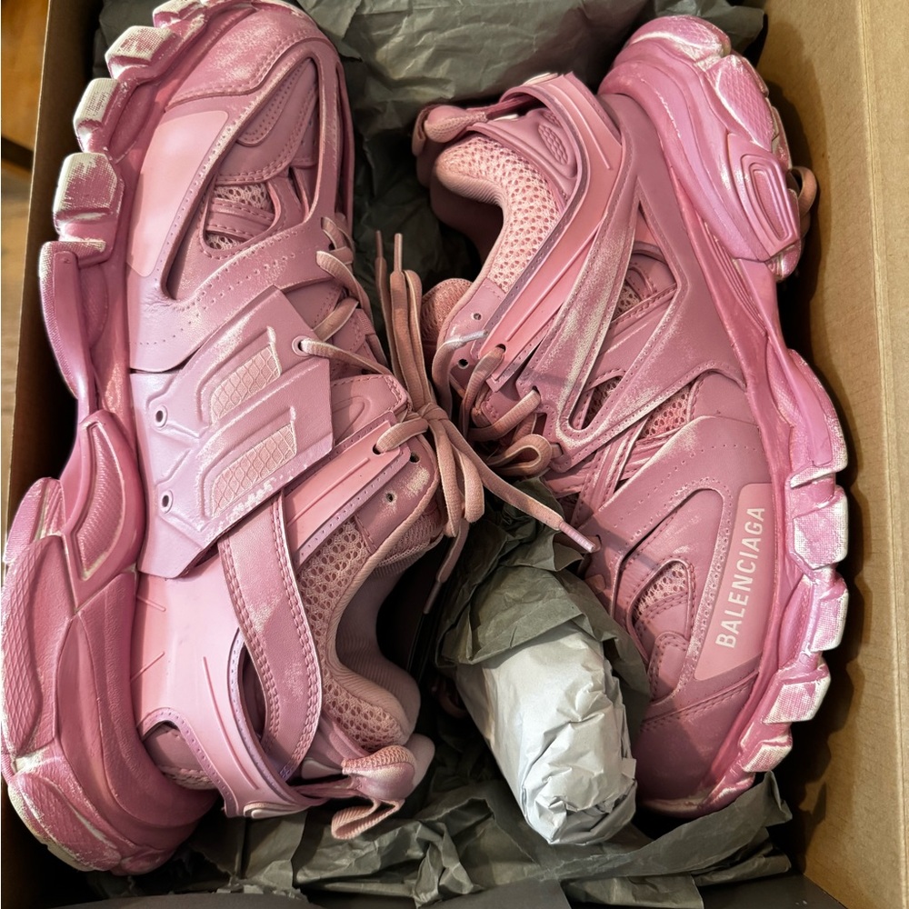 Balenciaga Women's Vibrant Pink Sneakers